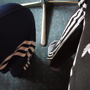 Adidas womens black pants legs photo