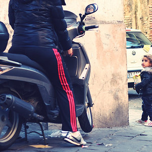 Adidas womens black pants motorcycle