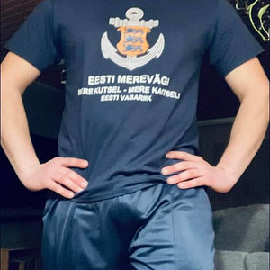 Navy Blue Silky Polyester Pants 17.01.2022