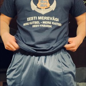 Navy Blue Silky Polyester Pants 17.01.2022