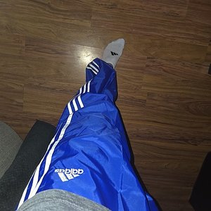 Me on my nylon pants