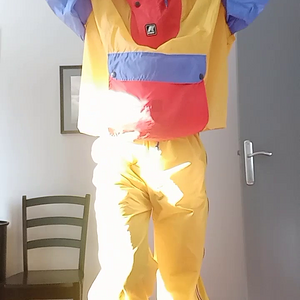 yellow k-way outfit stepper front.mp4
