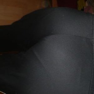 Adidas black rear view