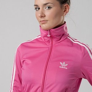 Adidas pink high neck