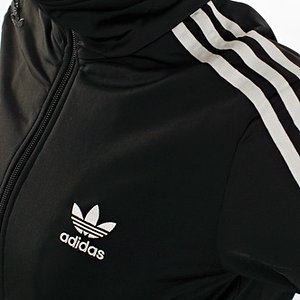 Adidas firebird blackwhite girltrackjacket front lg