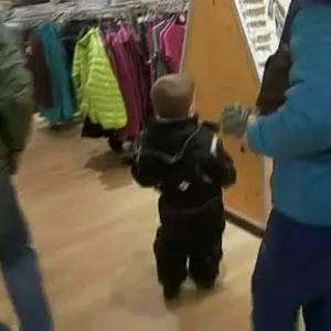 russian woman shopping
