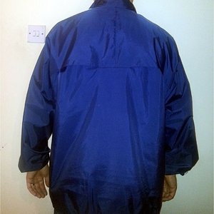 Kappa Nylon Rain Jacket (Unlined, Dawson) side, unzipped