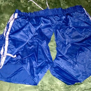Blaue Adidas shorts Satin Von Mir Behandlung Teil1 RIPPING 5