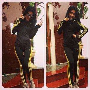 With and without glasses