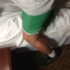 New green shorts