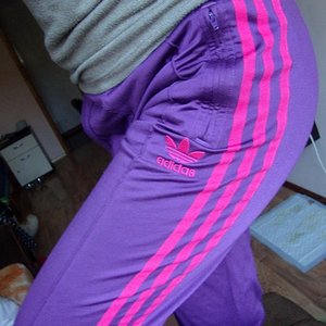 purple adidas