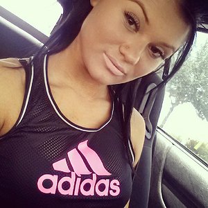 Beautiful girl and jersey