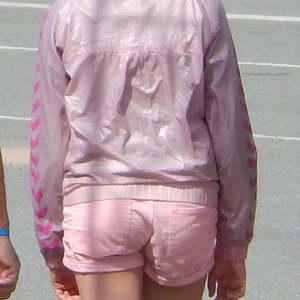 Sweet Saki from Denmark in Hummel Windbreaker