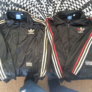 Frontside of Adidas Chile62 Jackets - Shiny