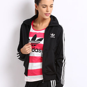 Adidas Originals Women Black Track Jacket b77423a7657fdd9c7d17b272b89f2a0d images mini