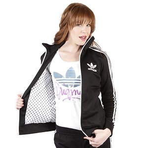 Ws adidas  europa Tt lips  jacket  black  primary