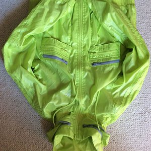 Adidas Windbreaker neon green