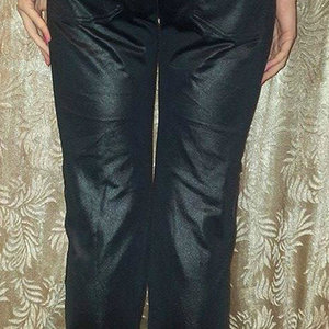 Girl in shiny Adidas RESPECT ME pants