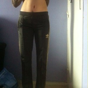 Adidas pants black/gold