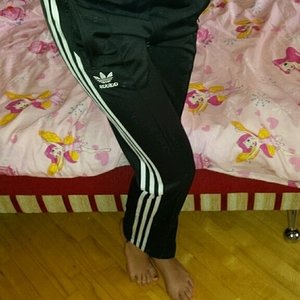Adidas black/white pants