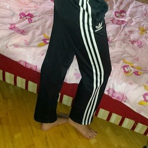 Adidas black/white pants