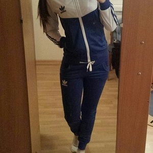 Adidas girl blue/white