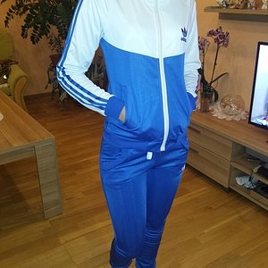 Adidas girl blue/white