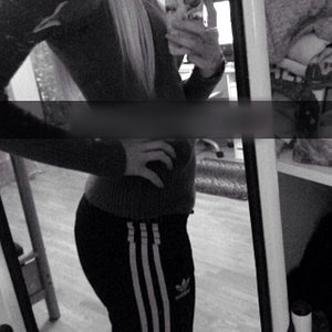 Adidas black/white pants