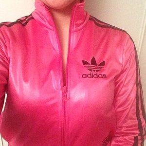 Adidas Chile pink jacket