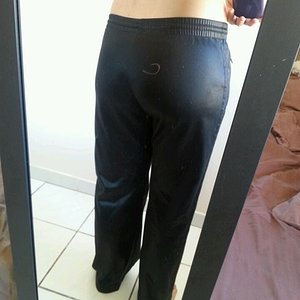 Adidas RESPECT ME shiny black pants