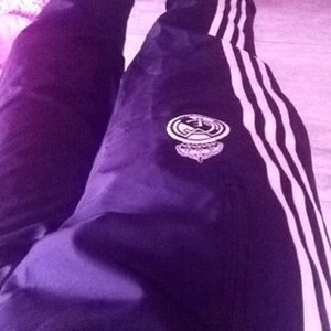 Adidas black/white pants