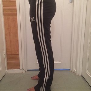 Adidas black/white pants