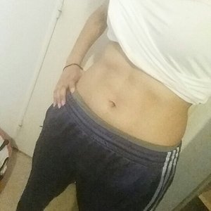 Adidas navy/white pants