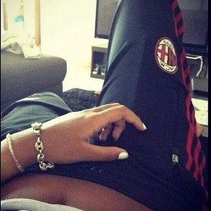 Adidas black/red pants leg