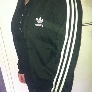 Adidas black/white jacket