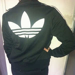 Adidas black/white jacket