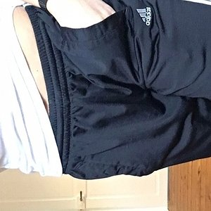 Adidas black/white pants