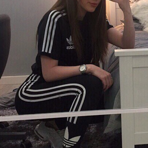 Sexy chav in adidas gear