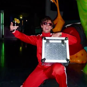 Red Adidas Tracksuit DJ 1