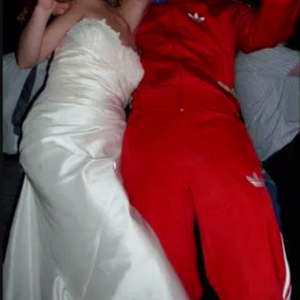 Red Adidas Tracksuit DJ 6