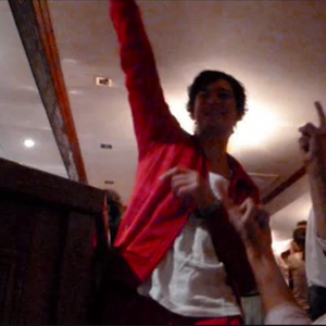 Red Adidas Tracksuit DJ 8