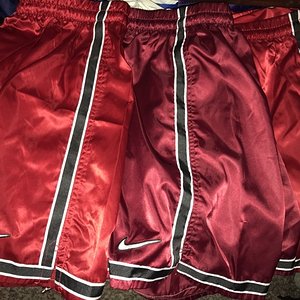 Red Nike America shorts