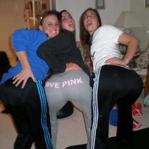 Adidas black pants friends have fun