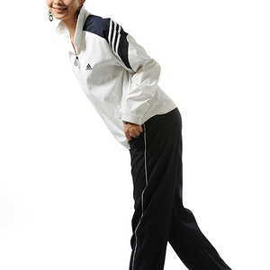 2012 Adidas tracksuit womens white laugh