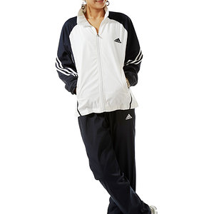 2012 Adidas tracksuit womens white black front