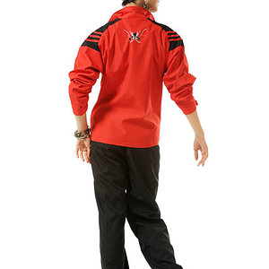 2012 Adidas tracksuit womens red  pose