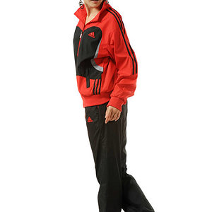2012 Adidas tracksuit womens red walk