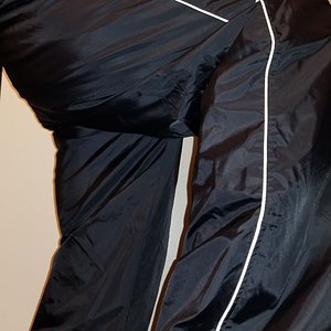 My slick shiny nike pants.