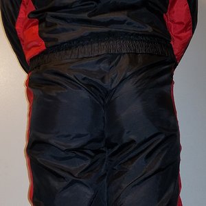 Slim fit adidas suit.