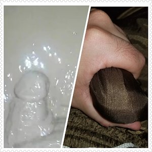 Before and after. Swishy to mud